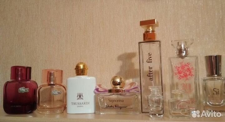 Флаконы парфюмерные баночки стекло Франция