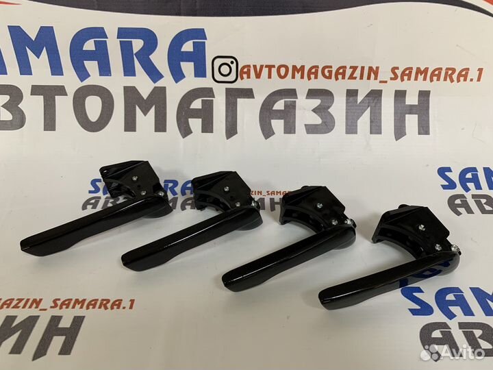 Дверные ручки глянцевые приора