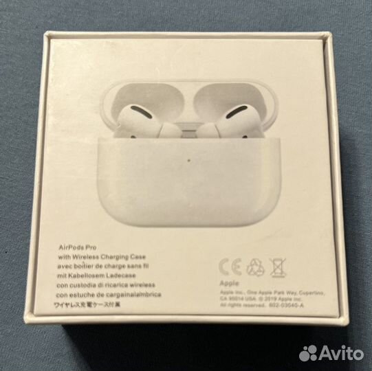 Коробка от наушников airpods pro