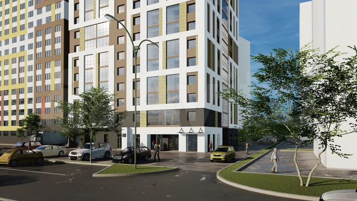 1-к. квартира, 41,1 м², 14/15 эт.