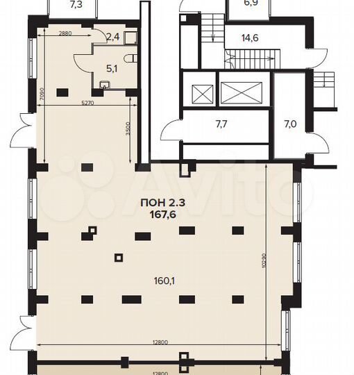 Свободного назначения, 168 м²