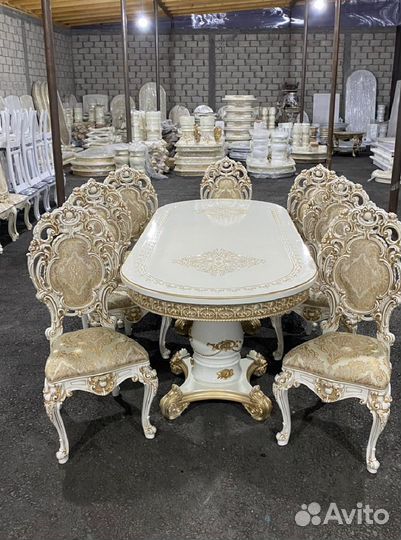 Стол и стулья от производителя. В наличии