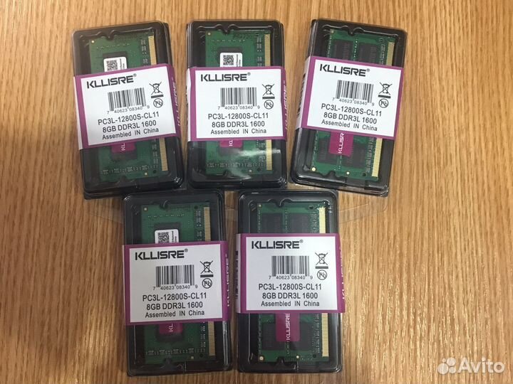Оперативная память Ddr3l 8gb