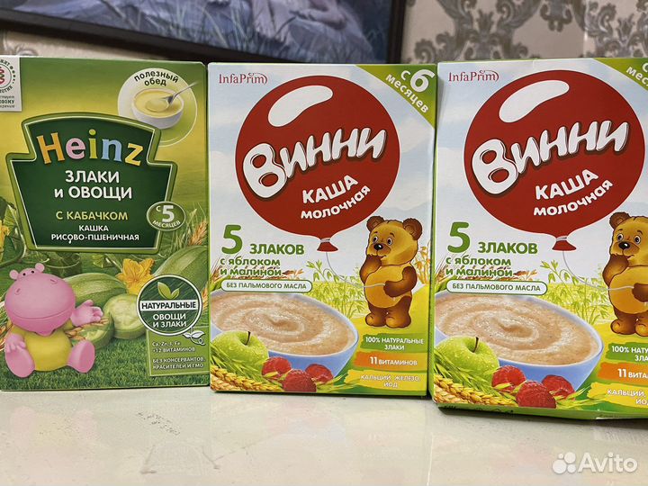Кашки молочные