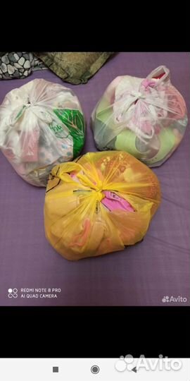 Вещи для девочки пакетом очень много одежды каша