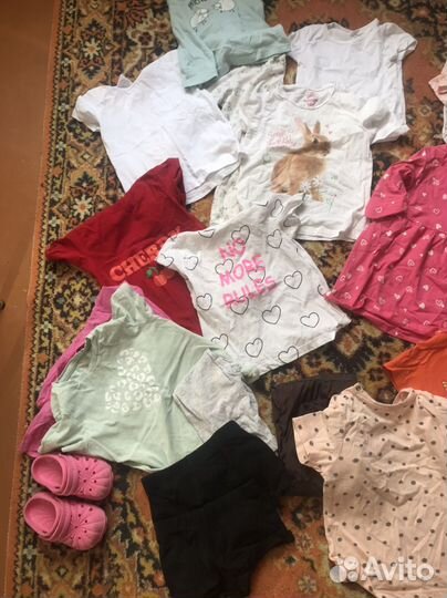 Детские вещи пакетом на девочку 98 104