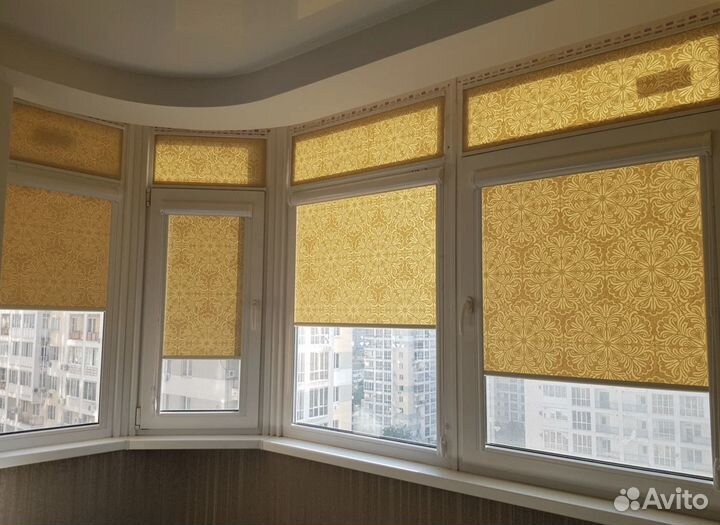 Рулонные шторы день ночь