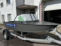 Алюминиевая лодка Wyatboat 390 Pro нерегистрат