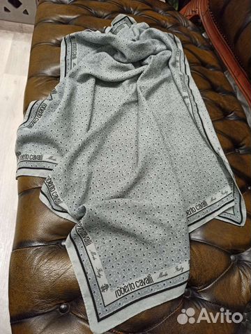 Платок roberto cavalli хлопок/ кашемир