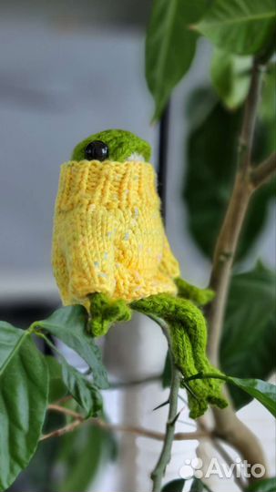 Вязаная игрушка - Лягушка. На заказ