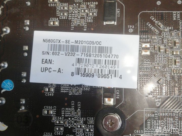 Видеокарта gtx 560 ti неисправная