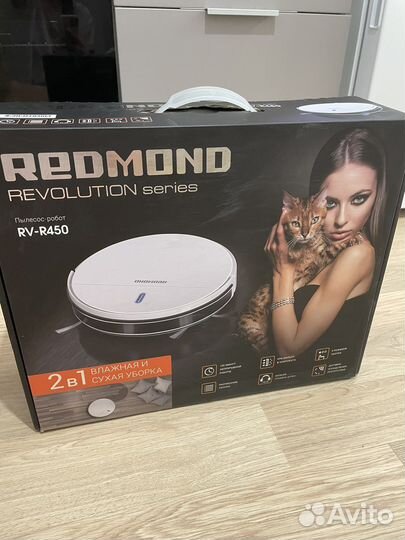 Робот пылесос redmond rv r450