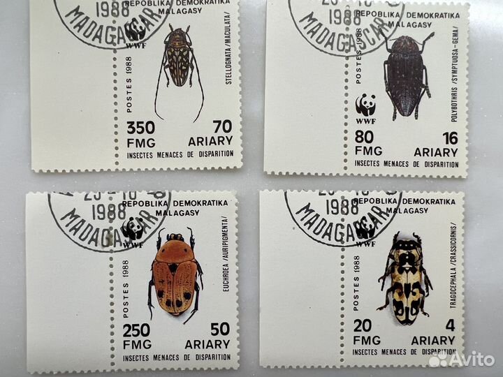 Почтовые марки 1988 год