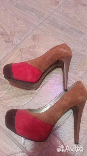 Туфли женские 37 размер натуральная замша