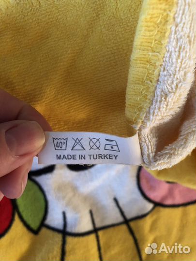 Полотенце пончо детское турция