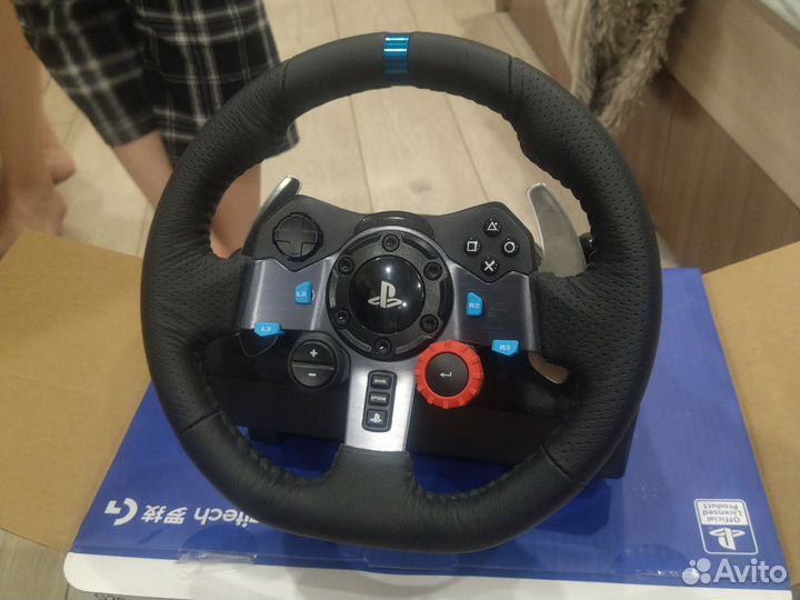 Новый Руль logitech g29 Driving Force ps4 ps5 ps3