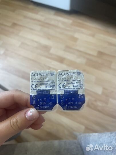 Линзы acuvue oasys -1.75