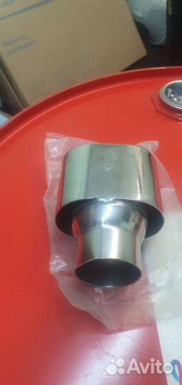 Насадка хромированная на глушитель