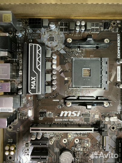 Материнская плата b450 Msi pro-vdh max