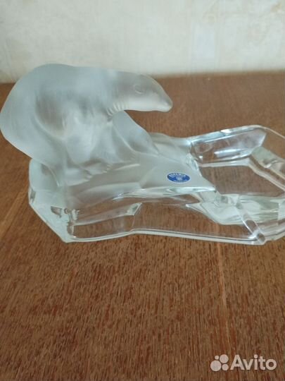 Хрустальная пепельница чехия