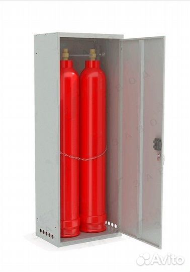 Шкаф металлический для газового баллона