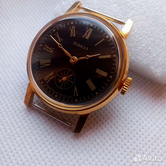 Часы СССР наручные Победа позолоченные