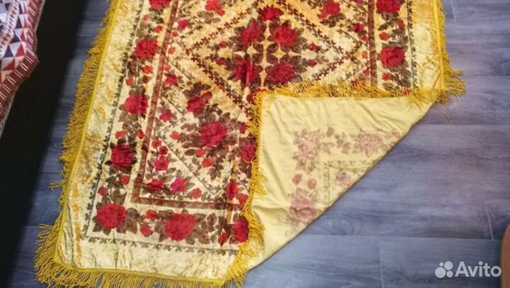 Плюшевая скатерть СССР