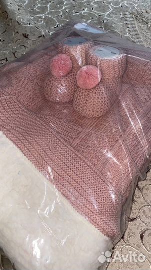 Плед детский плюшевый