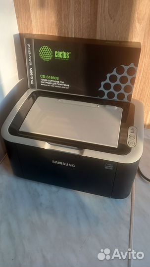 Принтер Samsung ml 1660 Лазерный + Нов. Картридж