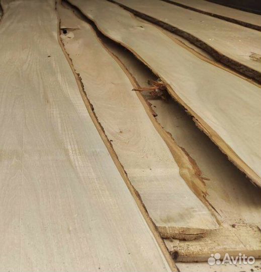 Доска необрезная Липа