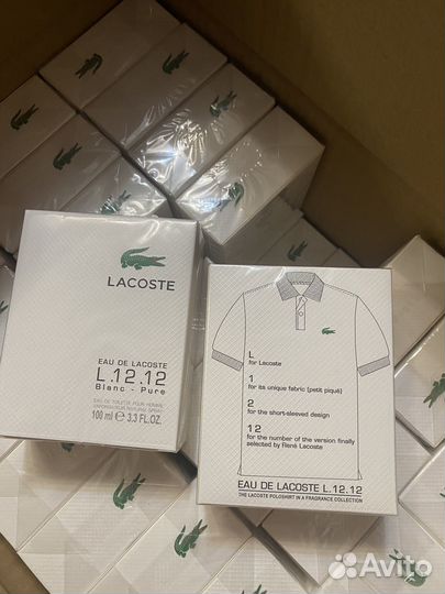Мужской парфюм лакост