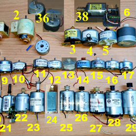 Электродвигатели постоянного тока 3-12 Вольт