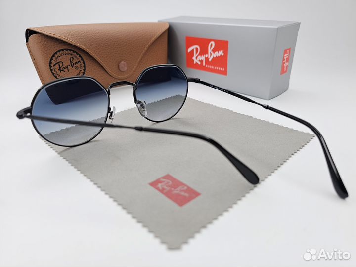 Очки Ray Ban 3565 Jack Голубой Градиент Стекло