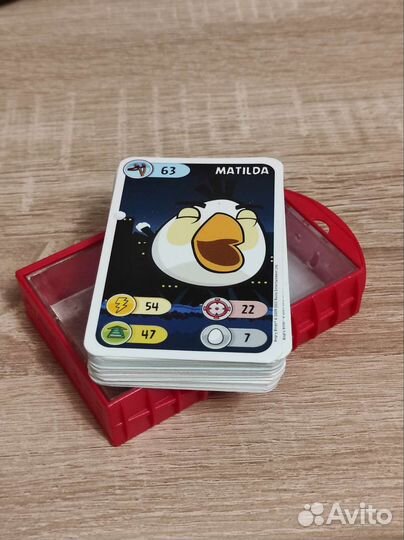 Коллекционные игральные карты Angry Birds + Кейс
