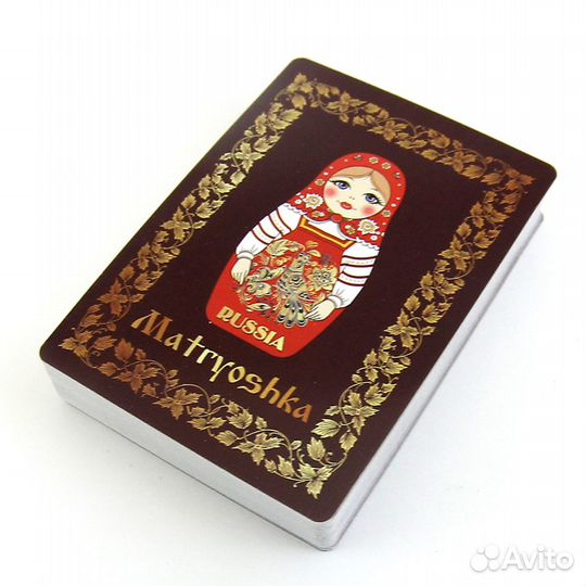Карты игральные матрёшка