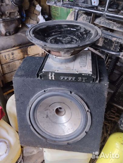 Сабвуфер и усилитель