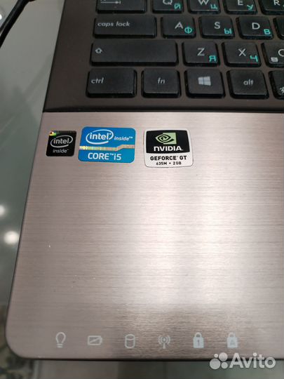 Ноутбук Asus K55V (ssd 256 gb, hdd 750 gb, 8 gb ra