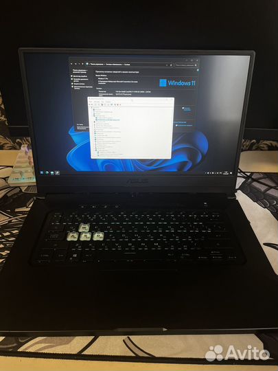 Asus TUF dash f15 3060 6gb, i7 11370h, 16Gb озу