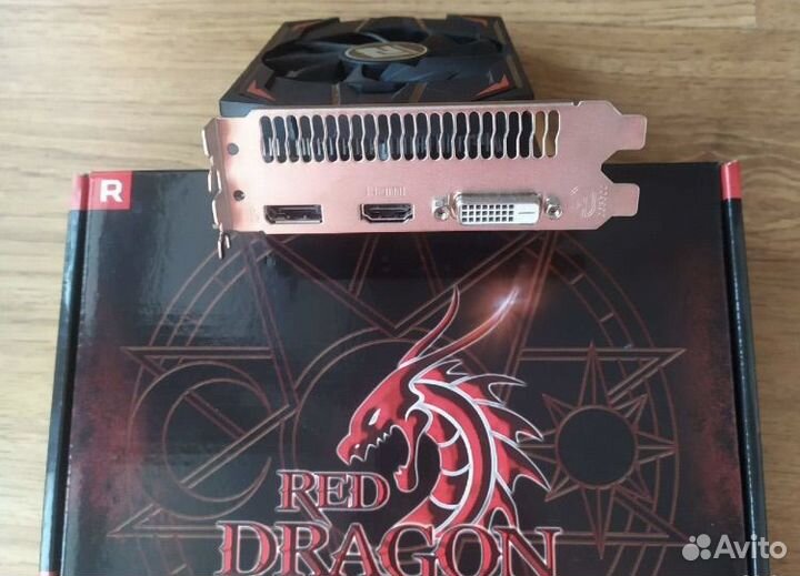 Видеокарта rx550 4gb