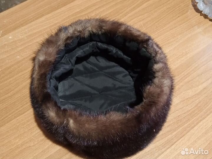 Шапка норковая 57 размер