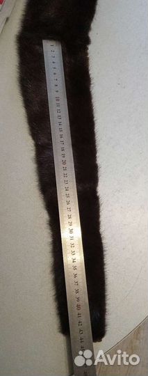 Меховой воротник норка
