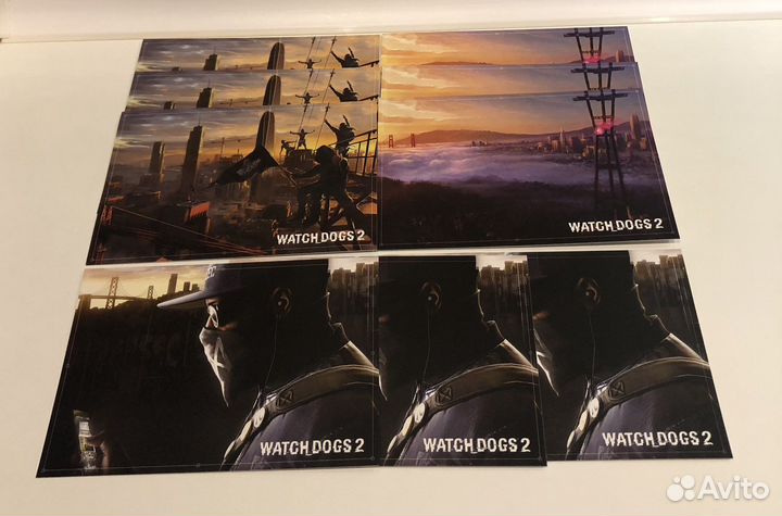 Литография по играм Watch Dogs 2/Honor/Sonic