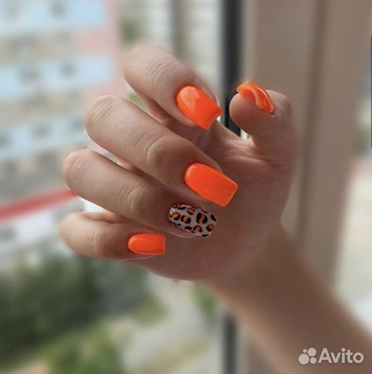 Наращивание ногтей гель лак