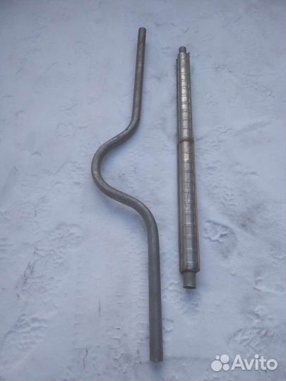 Комплект глушитель-резонатор на авто или трактор