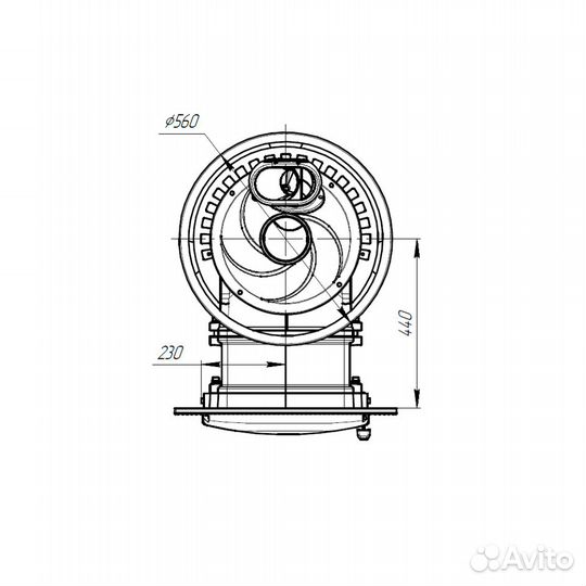Печь банная 
