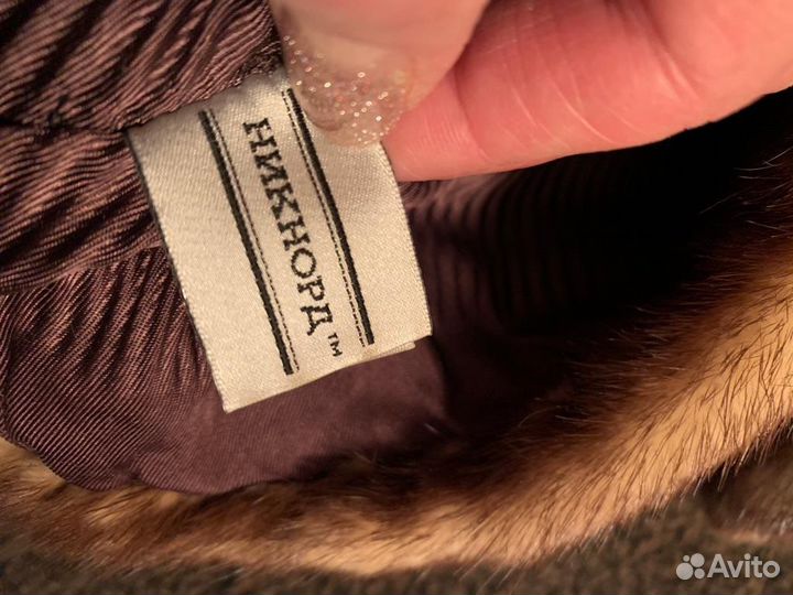 Шапка норка волк