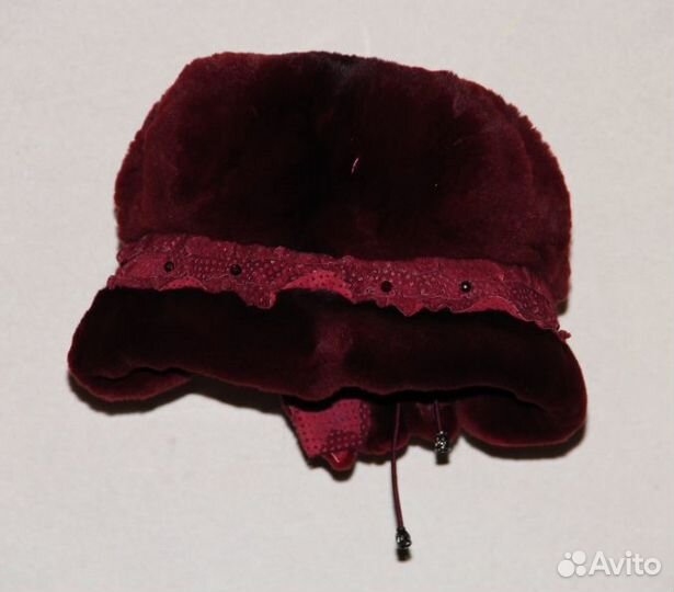 Шляпка зимняя норковая дизайнерская