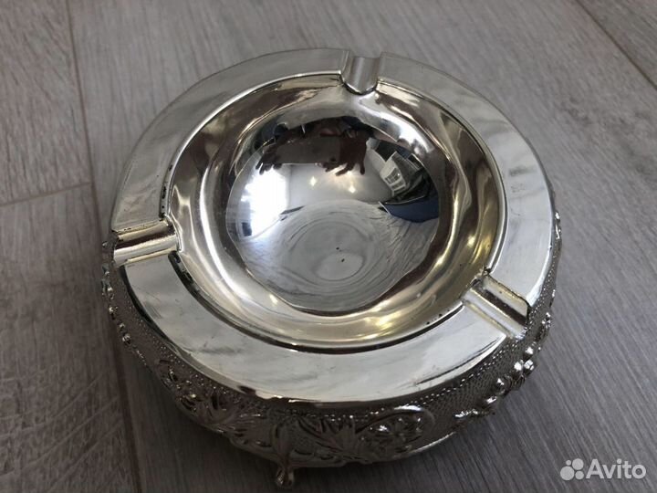 Пепельница из мельхиора