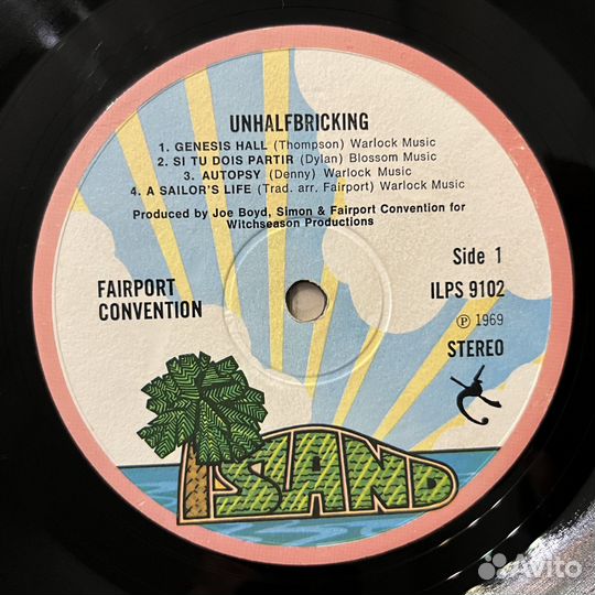 Fairport Convention – Unhalfbricking (LP) 1970, UK