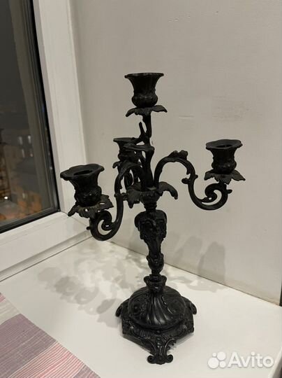 Каслинское литье подсвечник